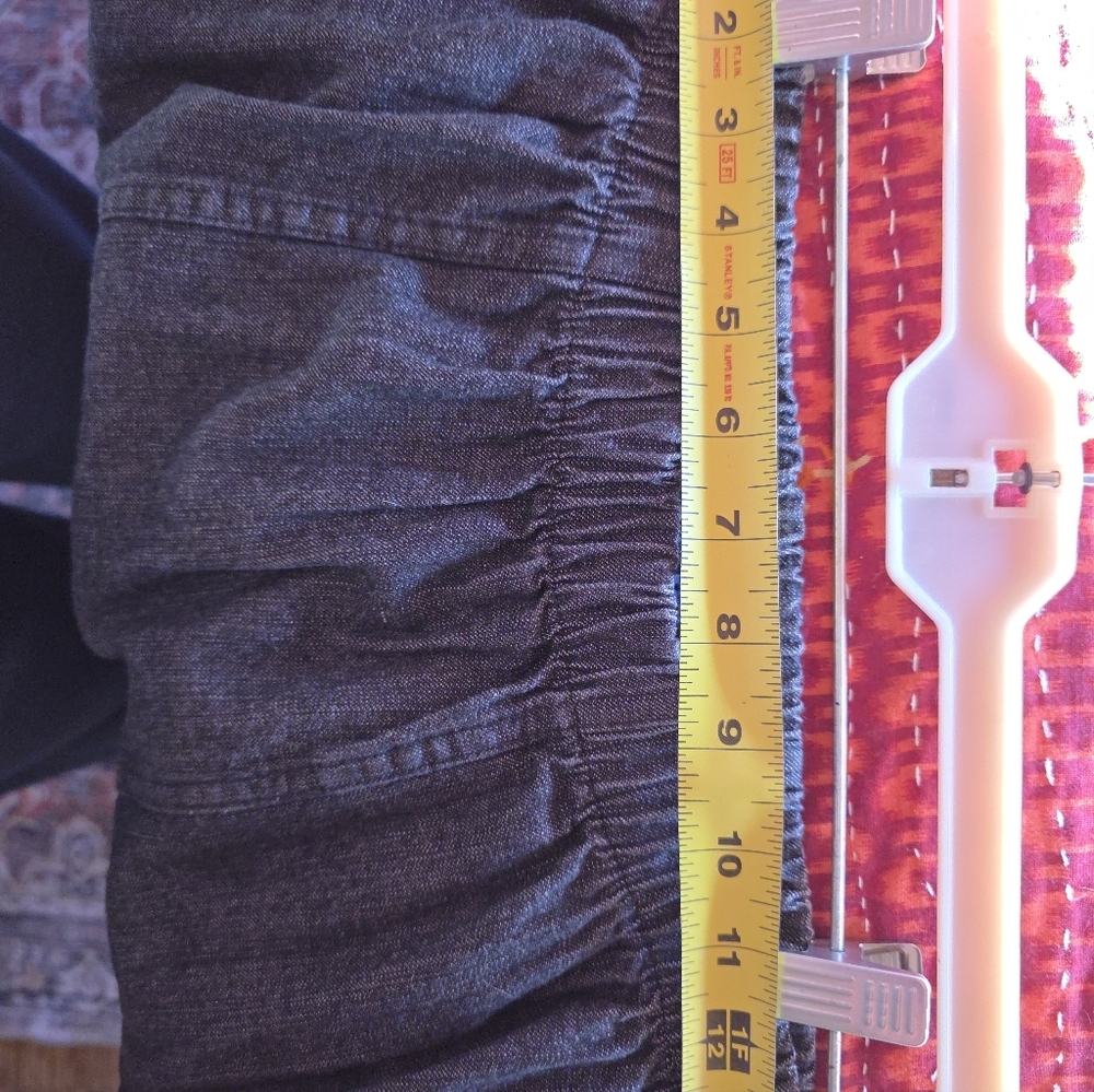 Denim&Co Black Maxi Skirt with Floral Embroidery - Picture 3 of 5